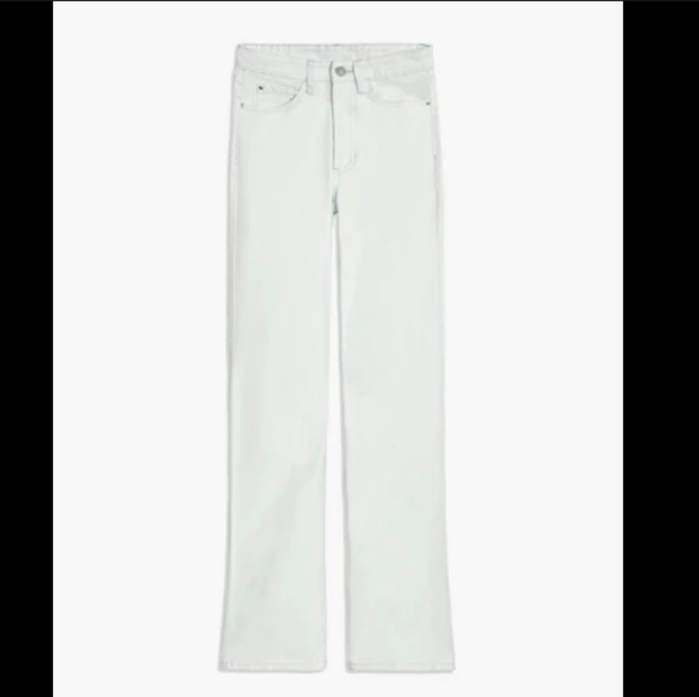 Super Bleached Kick Flare Rigid Denim Jean from WeWoreWhat size 28